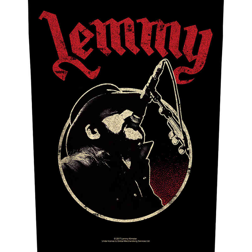 Lemmy Kilmister - Microphone Rugpatch - Multicolours